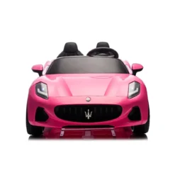Auto Elettrica Bambini Maserati Folgore 2 Posti 12V Rosa Doppio Motore