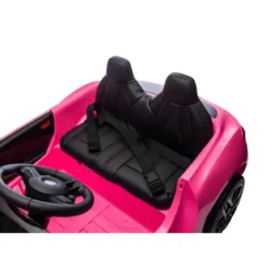Auto Elettrica Bambini Maserati Folgore 2 Posti 12V Rosa Doppio Motore