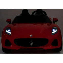 Auto Elettrica Bambini Maserati Folgore 2 Posti 12V Rosso 2 Motori