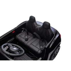 Auto Elettrica Bambini Maserati Folgore 2 Posti 12V Nero Doppio Motore