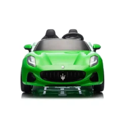 Auto Elettrica Bambini Maserati Folgore 2 Posti 12V Verde Doppio Motore