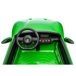 Auto Elettrica Bambini Maserati Folgore 2 Posti 12V Verde Doppio Motore