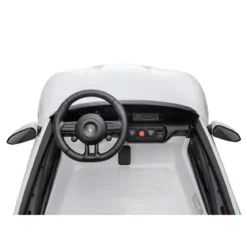 Auto Elettrica Bambini Maserati Folgore 2 Posti 12V Bianco Doppio Motore