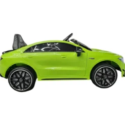 Auto Elettrica Bambini Mercedes CLA 12V Verde con Telecomando e LED