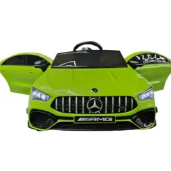 Auto Elettrica Bambini Mercedes CLA 12V Verde con Telecomando e LED