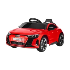 Auto Elettrica Bambini 12V Audi GT Rossa con Ruote e Telecomando
