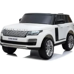 Auto Elettrica Bambini 12V Range Rover Bianco Telecomando Sospensioni