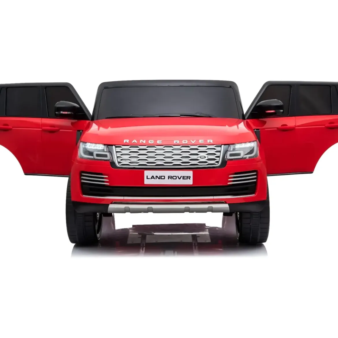Auto Elettrica Bambini 4x4 Range Rover Rosso Display Touch Telecomando