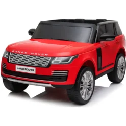 Auto Elettrica Bambini 4x4 Range Rover Rosso Display Touch Telecomando
