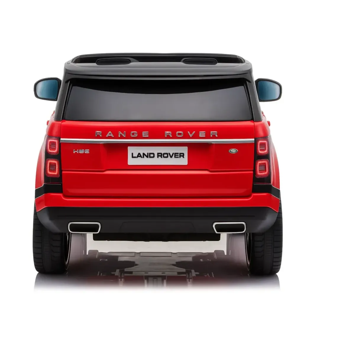 Auto Elettrica Bambini 4x4 Range Rover Rosso Display Touch Telecomando