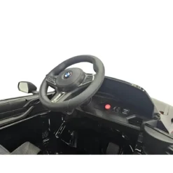 Auto Elettrica per Bambini BMW M4 Nero 12V Sedile in Pelle e Telecomando