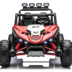 Auto Elettrica per Bambini Buggy Rosso 24V 2 Posti con Telecomando