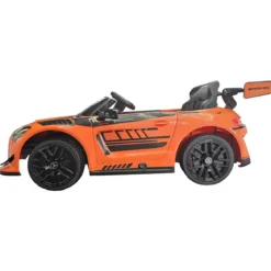 Auto Elettrica per Bambini Mercedes GT3 Arancione 12V con Telecomando