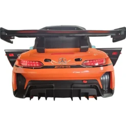Auto Elettrica per Bambini Mercedes GT3 Arancione 12V con Telecomando