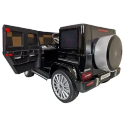 Auto Elettrica per Bambini Mercedes G500 12V Nero Sedile in Pelle