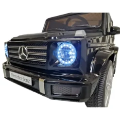 Auto Elettrica per Bambini Mercedes G500 12V Nero Sedile in Pelle