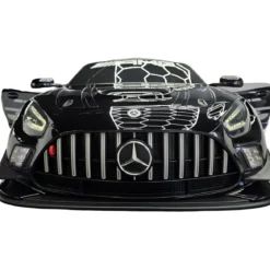 Auto Elettrica per Bambini Mercedes AMG GT3 12V Nero Metallizzato
