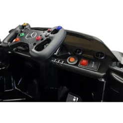 Auto Elettrica per Bambini Mercedes AMG GT3 12V Nero Metallizzato