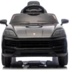 Auto Elettrica per Bambini Porsche Cayenne 12V Nero con Telecomando