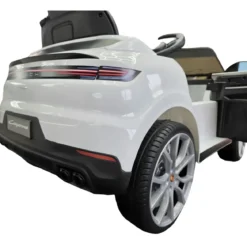Auto Elettrica per Bambini Porsche Cayenne 12V Bianco Telecomando