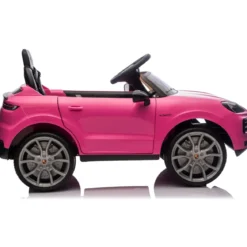 Auto Elettrica per Bambini Porsche Cayenne 12V Rosa Telecomando