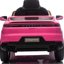 Auto Elettrica per Bambini Porsche Cayenne 12V Rosa Telecomando