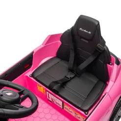 Auto Elettrica per Bambini Porsche Taycan 12V Rosa Telecomando