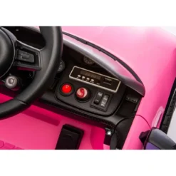 Auto Elettrica per Bambini Porsche Taycan 12V Rosa Telecomando