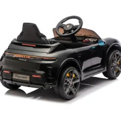 Auto Elettrica per Bambini Porsche Taycan 12V Nero Telecomando