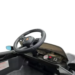 Auto Elettrica per Bambini Porsche Taycan 12V Grigio Telecomando