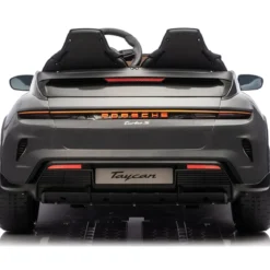 Auto Elettrica per Bambini Porsche Taycan 24V 2 Posti Grigio Bluetooth