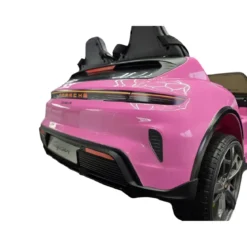 Auto Elettrica per Bambini Porsche Taycan 24V 2 Posti Rosa Bluetooth