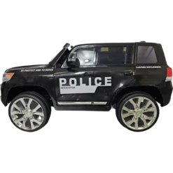 Auto Elettrica per Bambini Polizia 24V con Luci Suoni e Telecomando