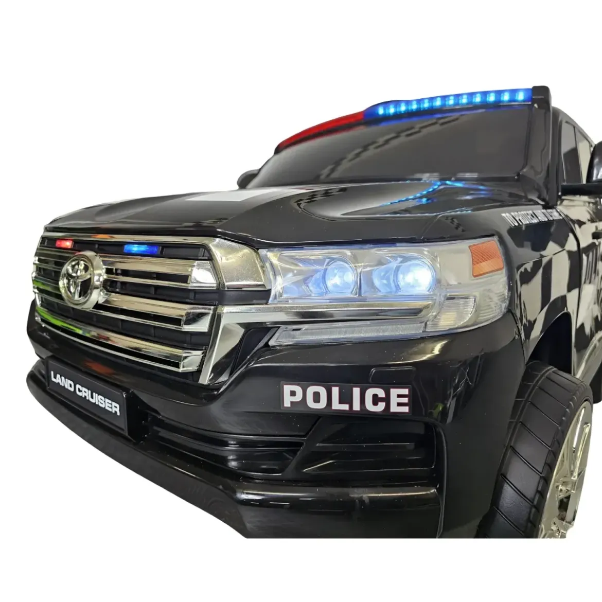 Auto Elettrica per Bambini Polizia 24V con Luci Suoni e Telecomando