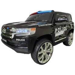 Auto Elettrica per Bambini Polizia 24V con Luci Suoni e Telecomando