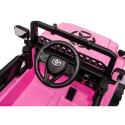 Auto Elettrica per Bambini Toyota Cruiser Fuoristrada Macchina Rosa