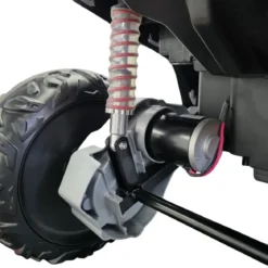 Auto Elettrica per Bambini 24V Buggy Pattuglia Polizia Nero Bianco