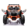 Auto Elettrica 2 Posti per Bambini 24V Fuoristrada UTV Arancione