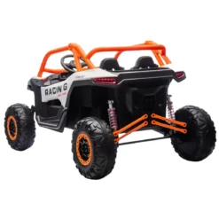 Auto Elettrica 24V per Bambini Due Posti Bianco Fuoristrada UTV