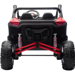 Auto Elettrica 24V per Bambini Due Posti Rosso Fuoristrada UTV