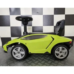 Auto Lamborghini Verde Cavalcabile a Spinta per Bambini