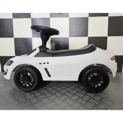 Auto Maserati Gran Cabrio Bianca Cavalcabile a Spinta per Bambini
