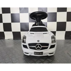 Auto Mercedes SLS Bianca Cavalcabile per Bambini