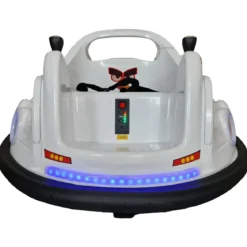 Autoscontro Elettrica Bambini Angry Birds 6V Bianco Paraurti in Gomma
