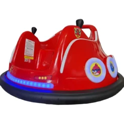 Autoscontro per Bambini Angry Birds 6V Rosso con Joystick e Telecomando