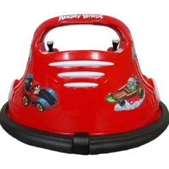 Autoscontro per Bambini Angry Birds 6V Rosso con Joystick e Telecomando