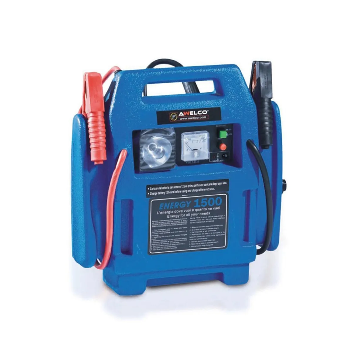 Avviatore a Batteria Portatile Auto Booster di Emergenza Moto Jump Starter