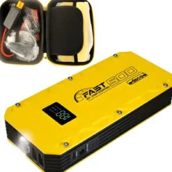 Avviatore Portatile 12K 12V 15Ah con Power Bank e Luce LED Integrata