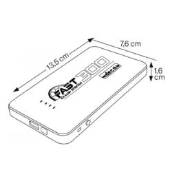 Avviatore Portatile 12V 4K 900 con Power Bank e Luce LED Integrata