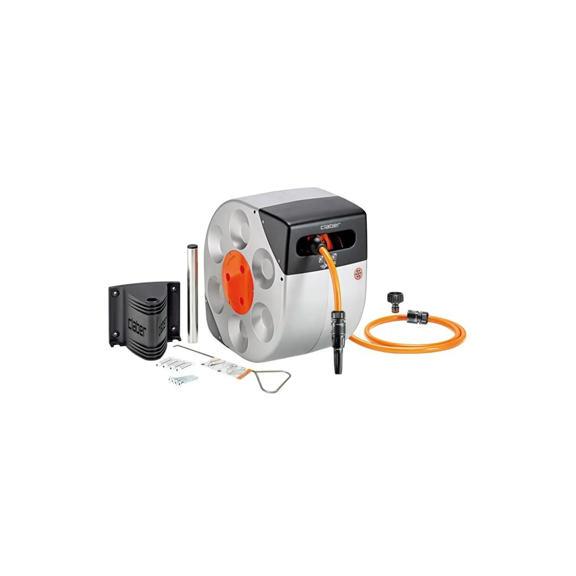 Avvolgitubo Automatico 30 a Muro da Parete Porta Tubo Acqua Giardino Innaffiare